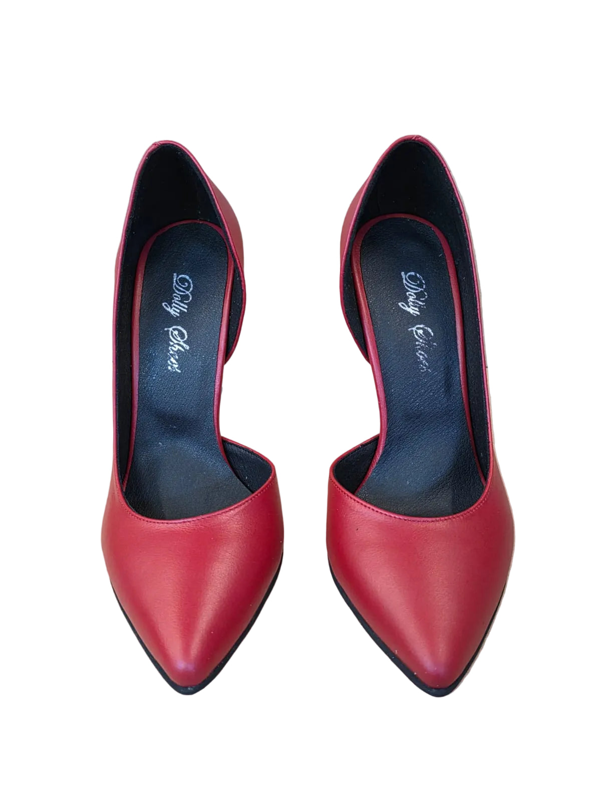 Pantofi Dama Piele Naturala Doleea nappa Rosu -Dolly Shoes