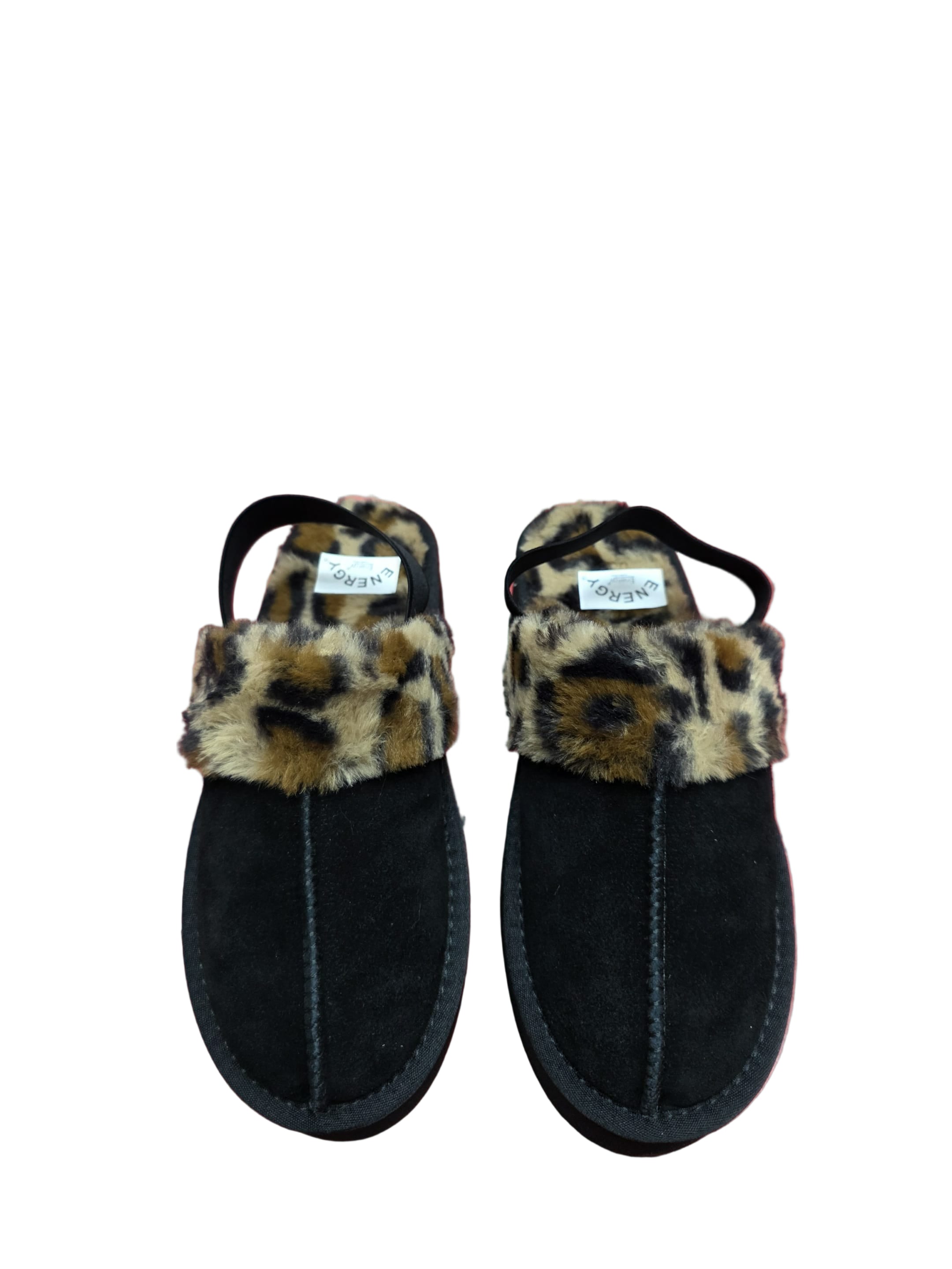 Sabot Piele Naturala Tip UGG 1255 Nera - Energy