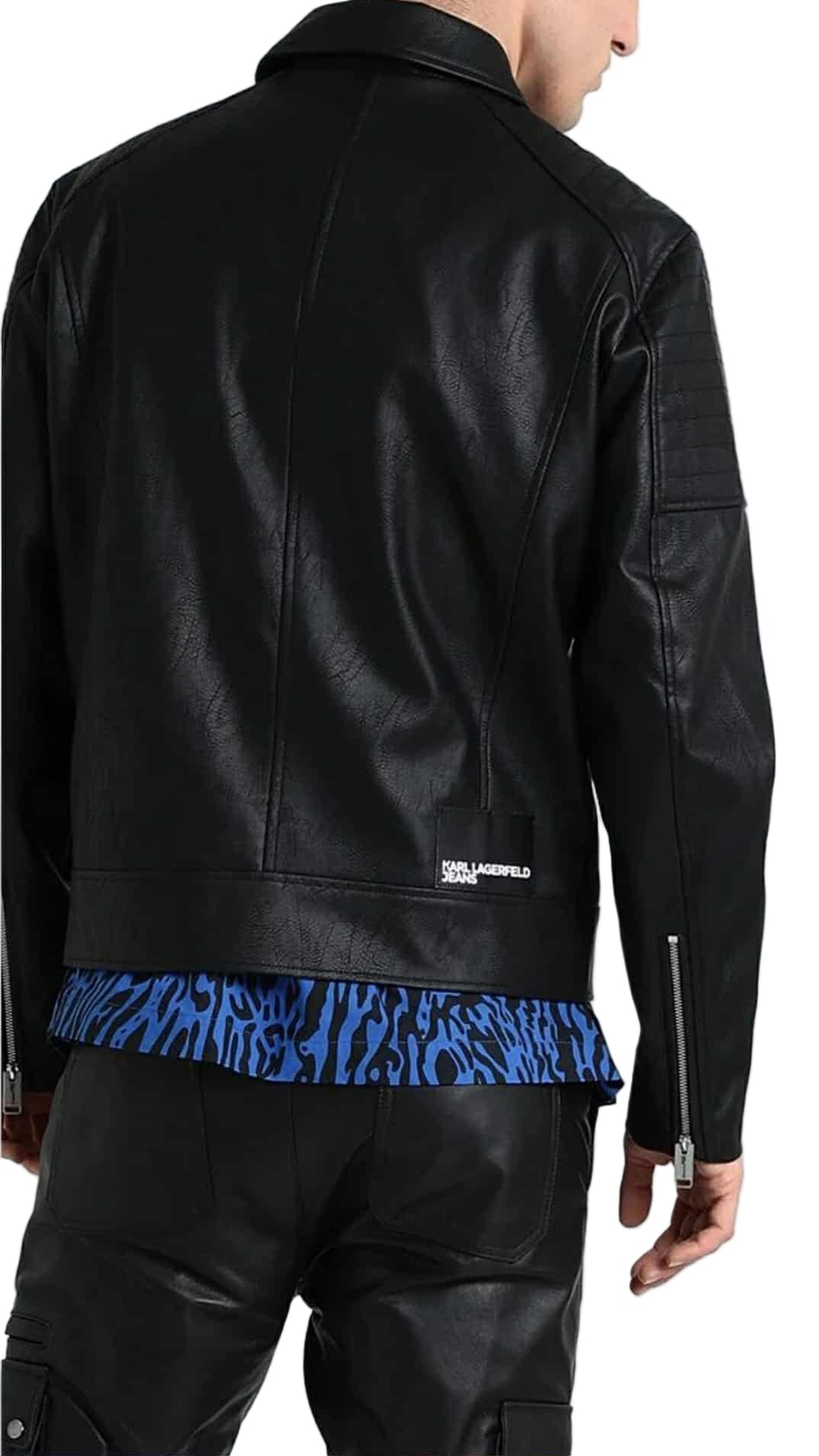 Geaca-Jacheta Piele naturala Faux J101 Karl Lagerfeld