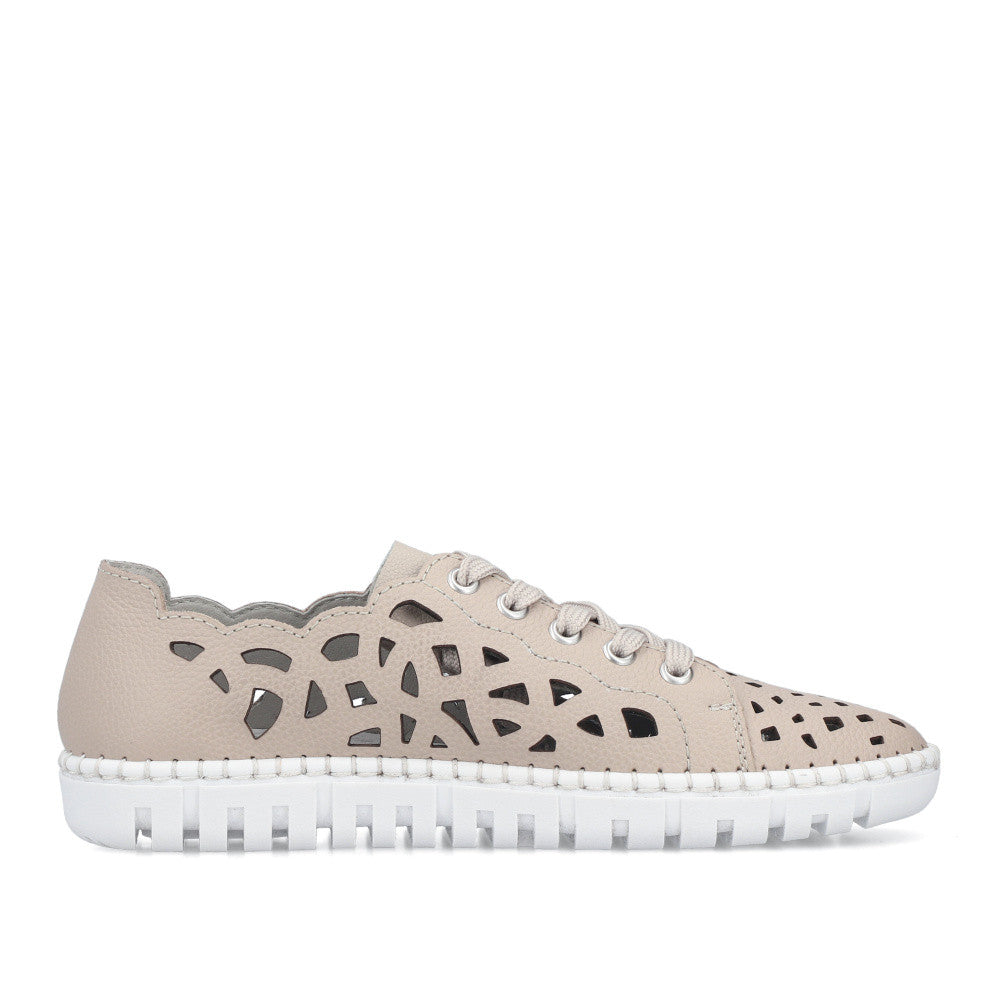 Pantofi Vara Rieker Antistress M2315-60 Beige