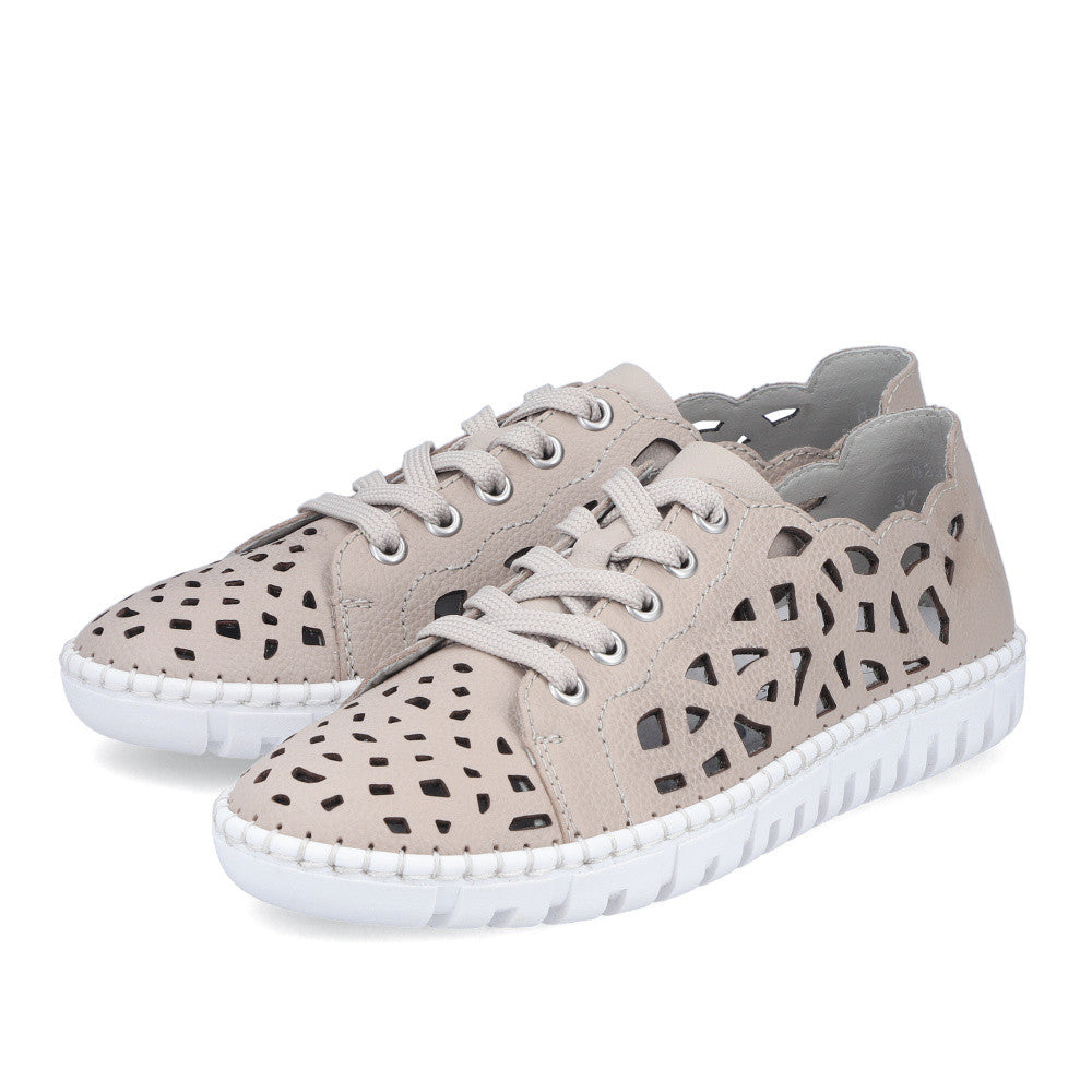 Pantofi Vara Rieker Antistress M2315-60 Beige