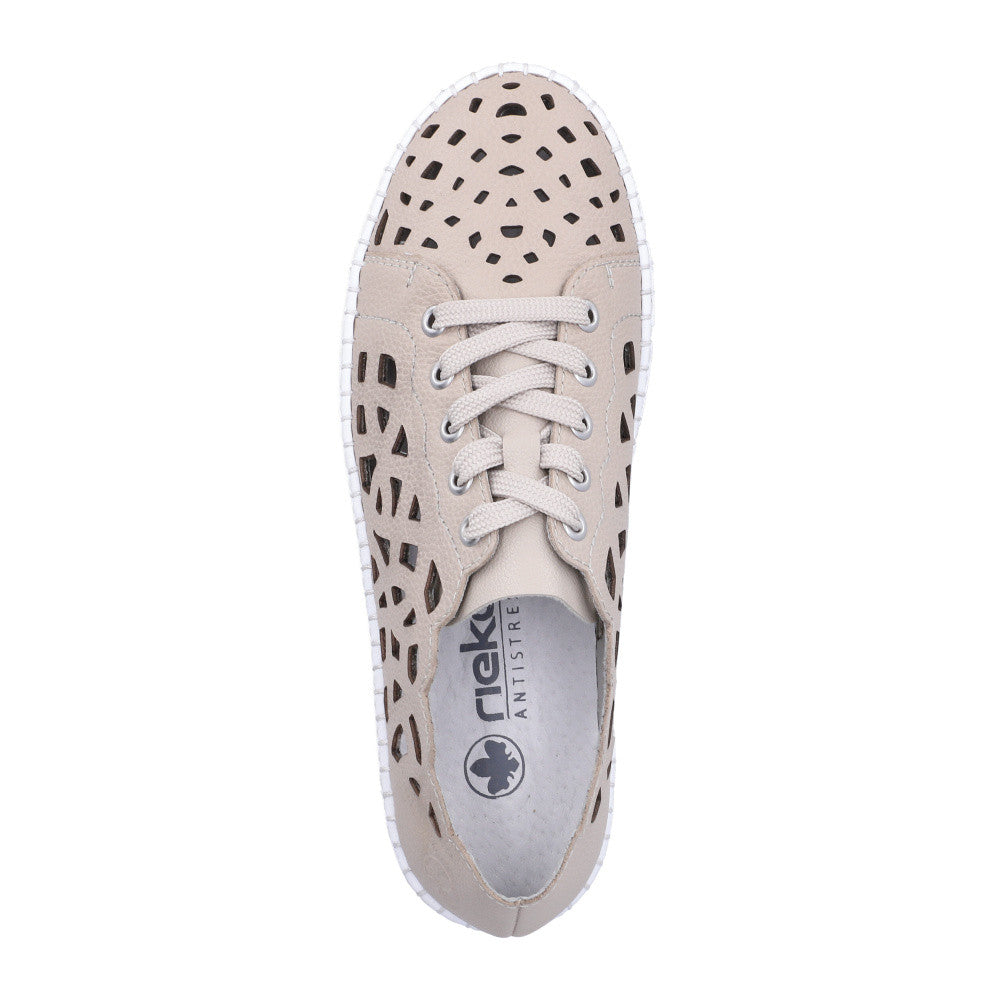 Pantofi Vara Rieker Antistress M2315-60 Beige
