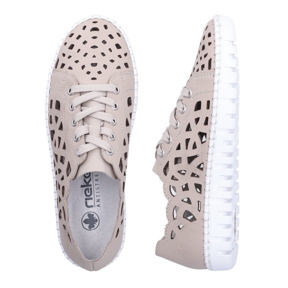 Pantofi Vara Rieker Antistress M2315-60 Beige