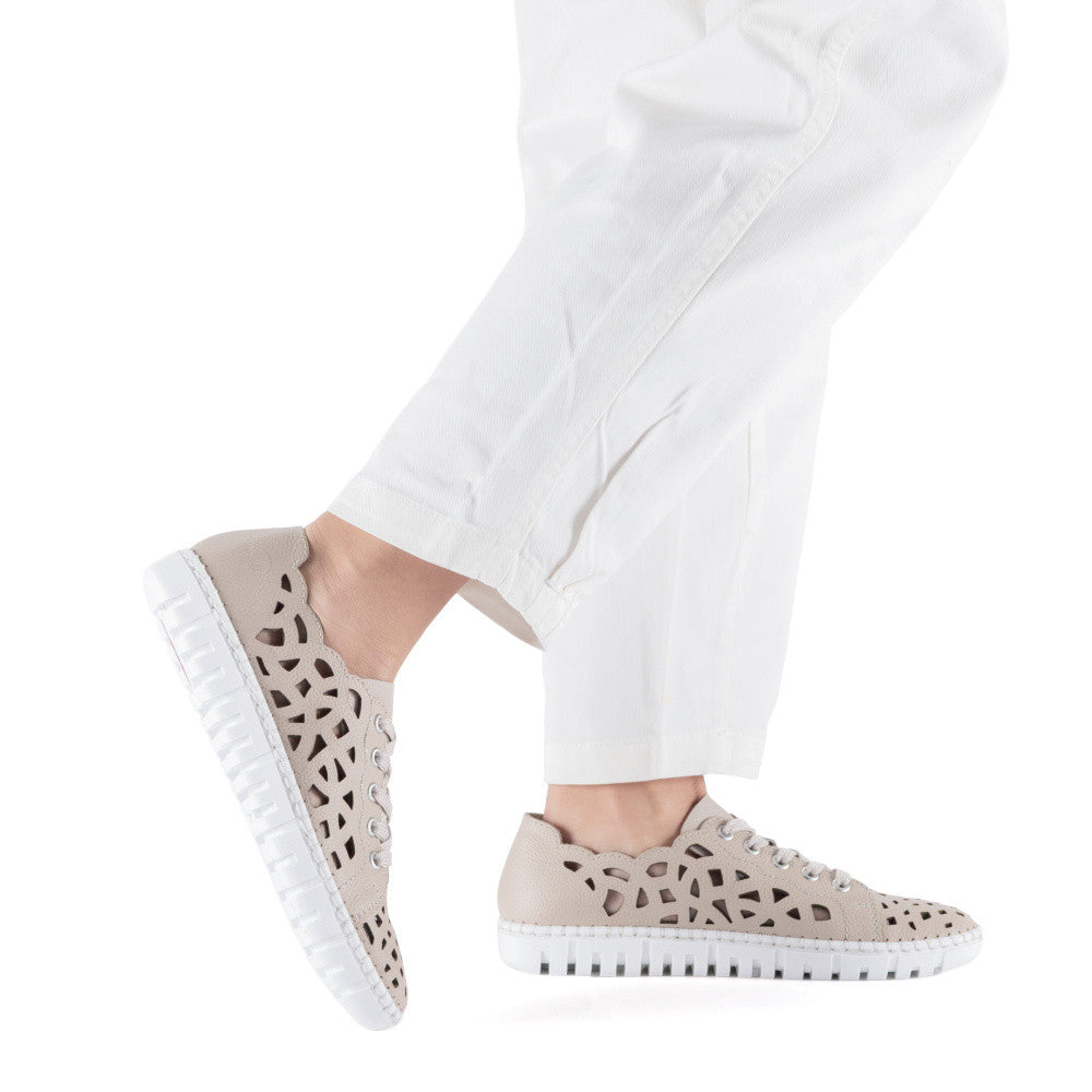 Pantofi Vara Rieker Antistress M2315-60 Beige