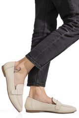 Loafers Piele Naturala Minis Nappa Milk - Bellini