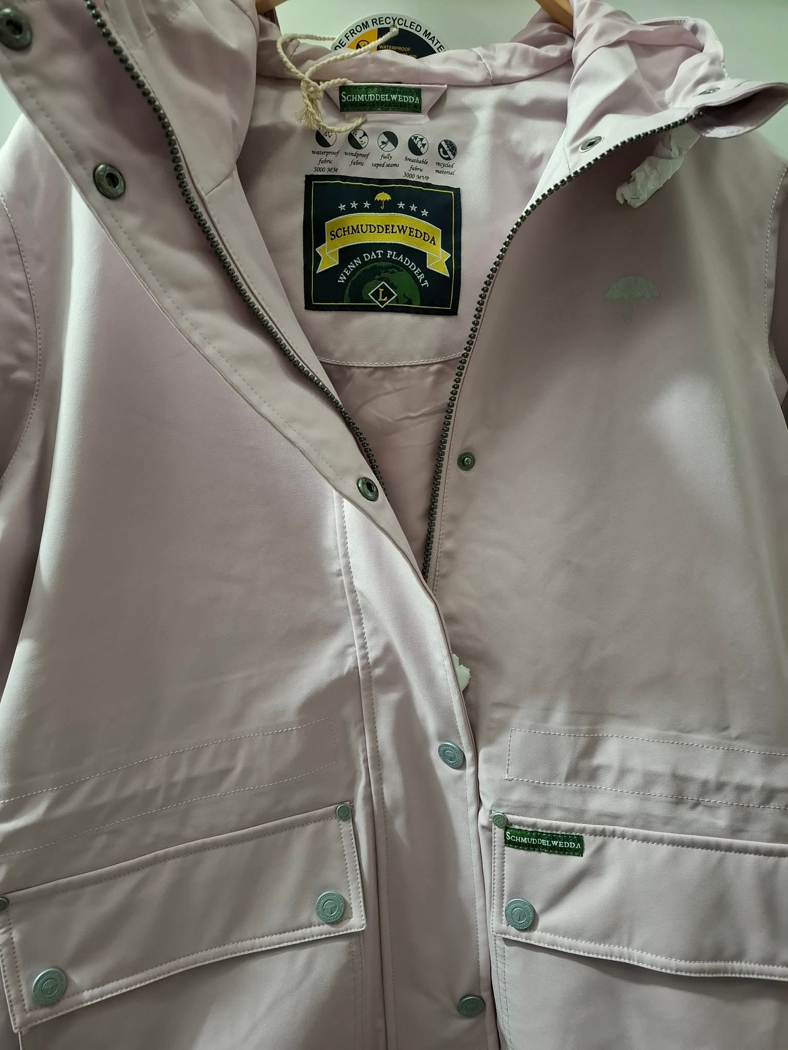 Geaca Impermeabila Schmuddelwedda Parka - Rosa