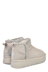 Ghete Tip UGG Solo Soprani Couture Ice Grey
