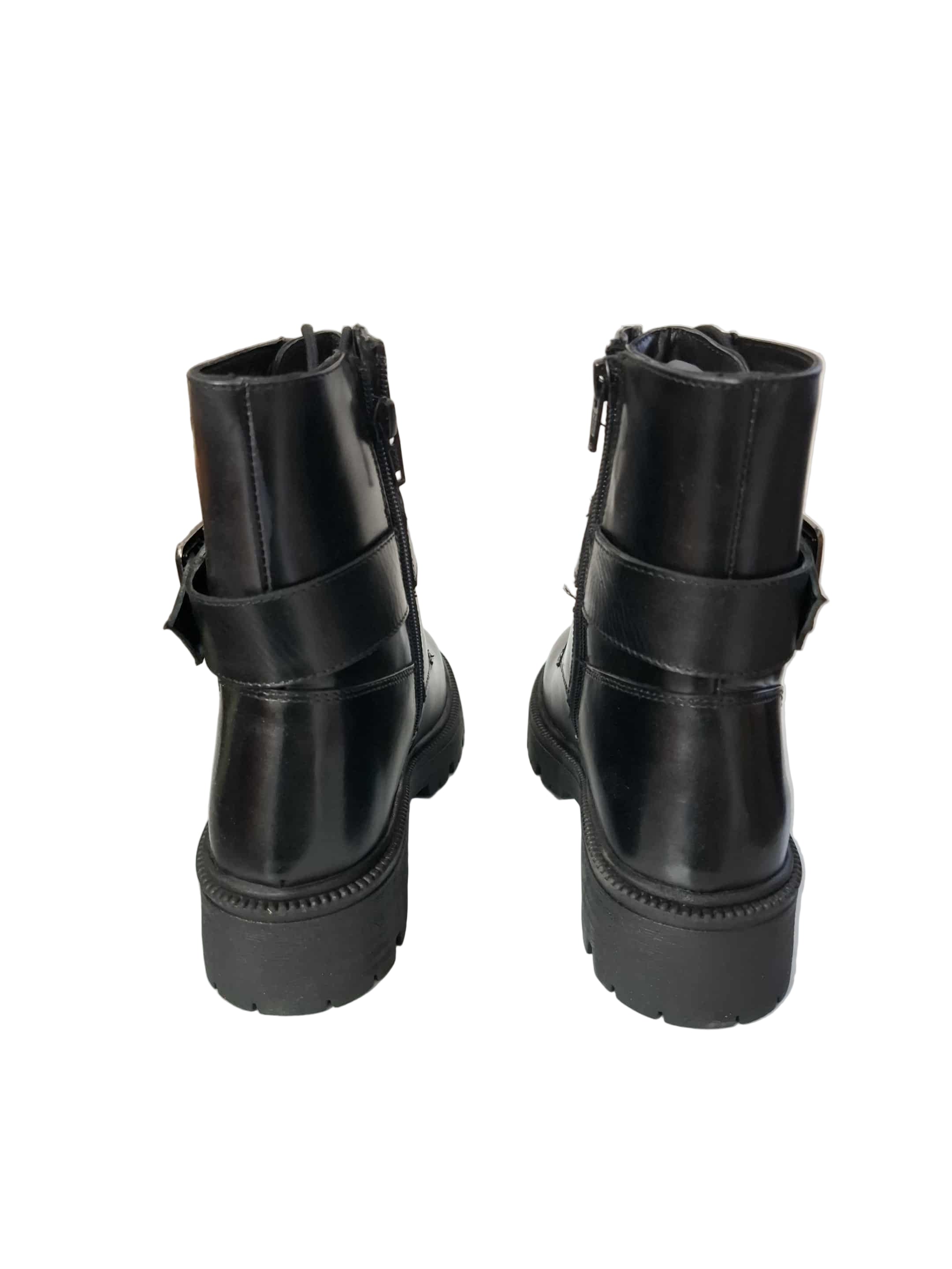 Ghete Piele Naturala Bellini A2065 Black