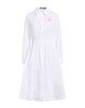 Rochie POPLIN GATHERED SHIRT DRESS Karl Lagerfeld