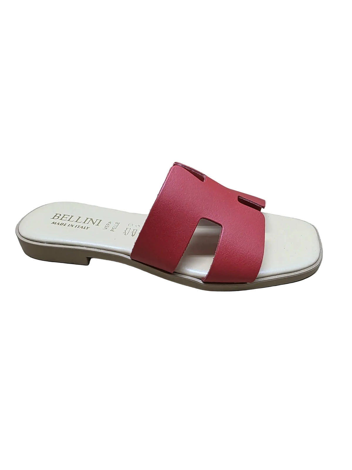 Papuci Piele Naturala Lux Vibe Rosii Bellini