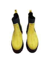 Ghete Piele Naturala Eros Cam Yellow
