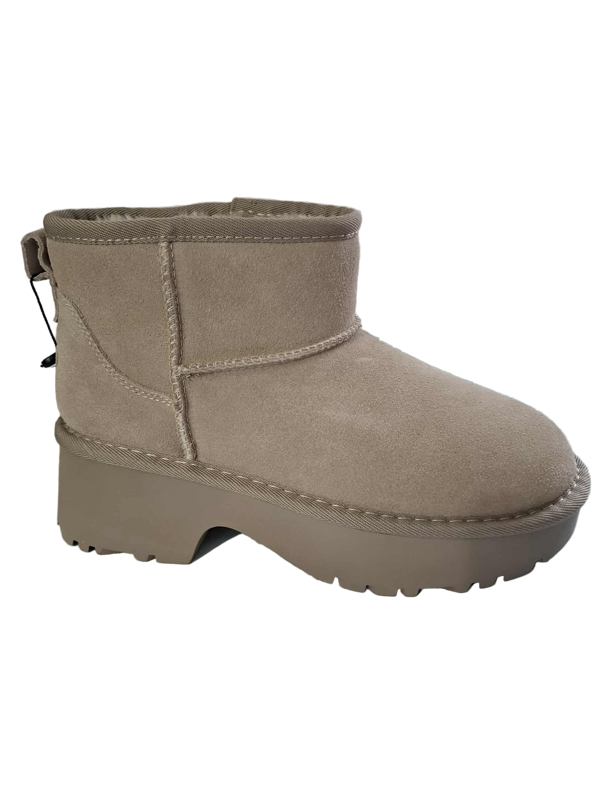 Ghete Piele Naturala  Tip UGG Solo Soprani Lea Earth Suede