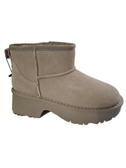 Ghete Piele Naturala  Tip UGG Solo Soprani Lea Earth Suede