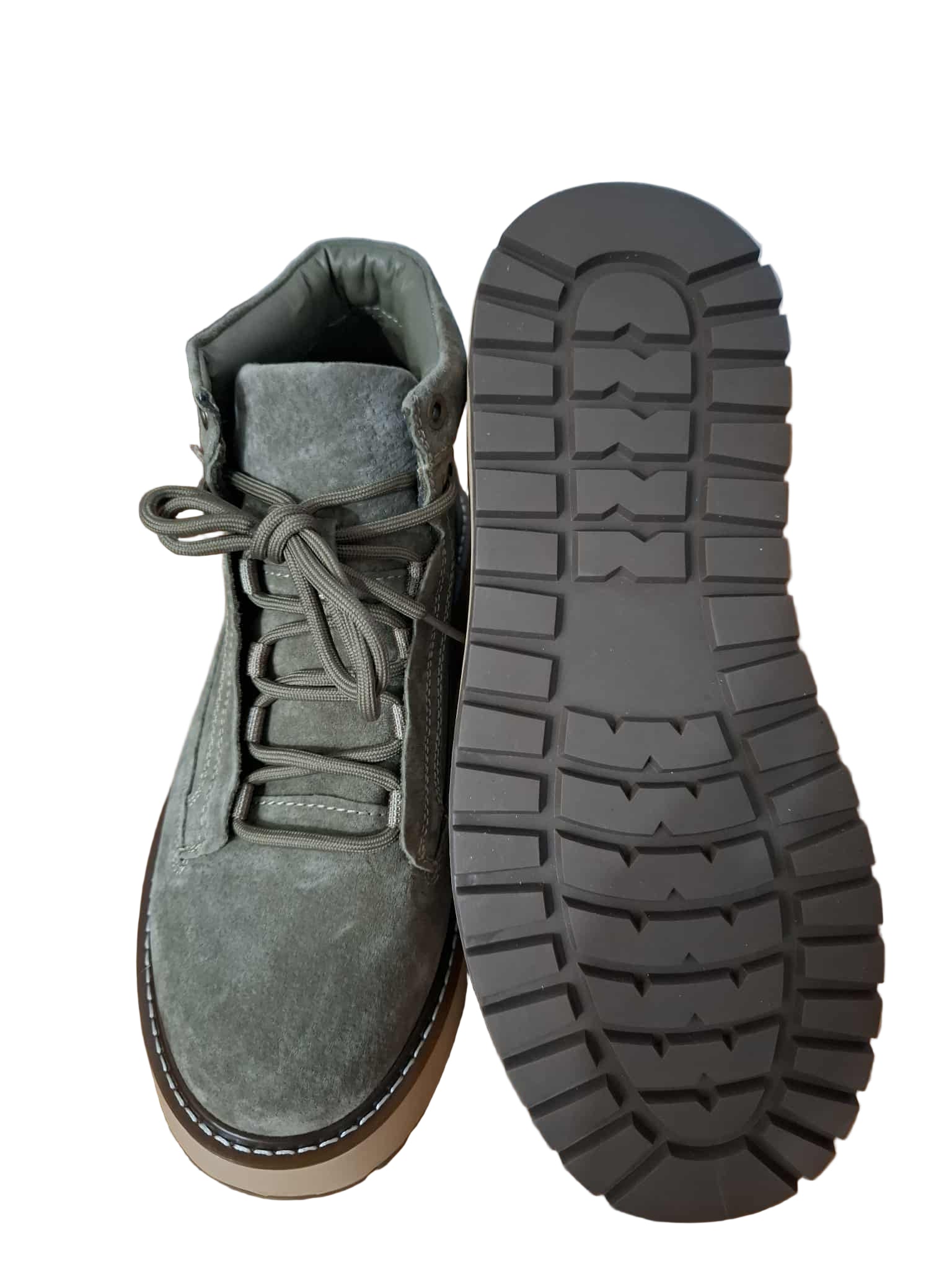 Ghete Piele Naturala Battisto Lascari MBH-1 Grey
