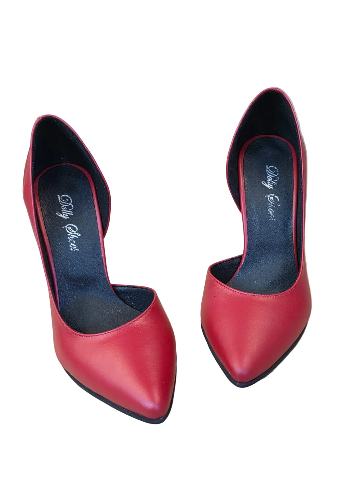 Pantofi Dama Piele Naturala Doleea nappa Rosu -Dolly Shoes