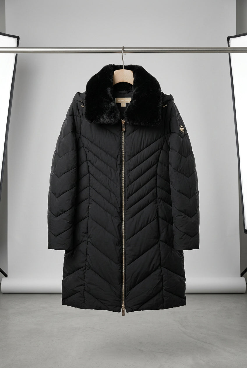 Geaca Waterproof Long Strech Black - Michael Kors