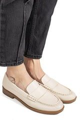 Loafers Piele Naturala Lina Nappa Milk - Bellini