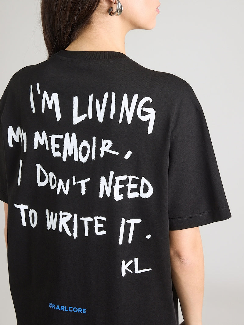 Rochie Karlism Tee Black - Karl Lagerfeld