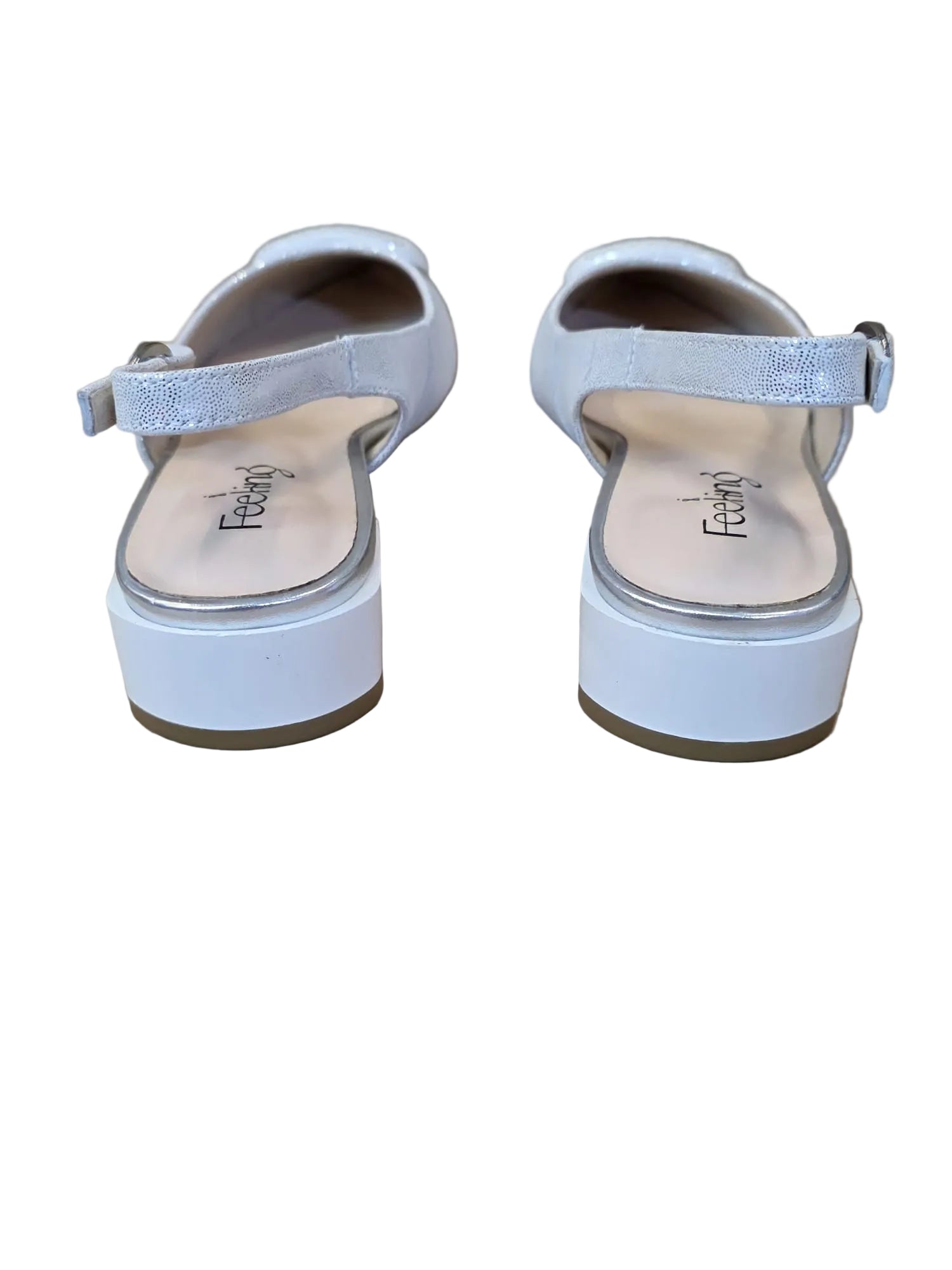 Pantofi Piele Naturala Feeling 26-531-01 Silver