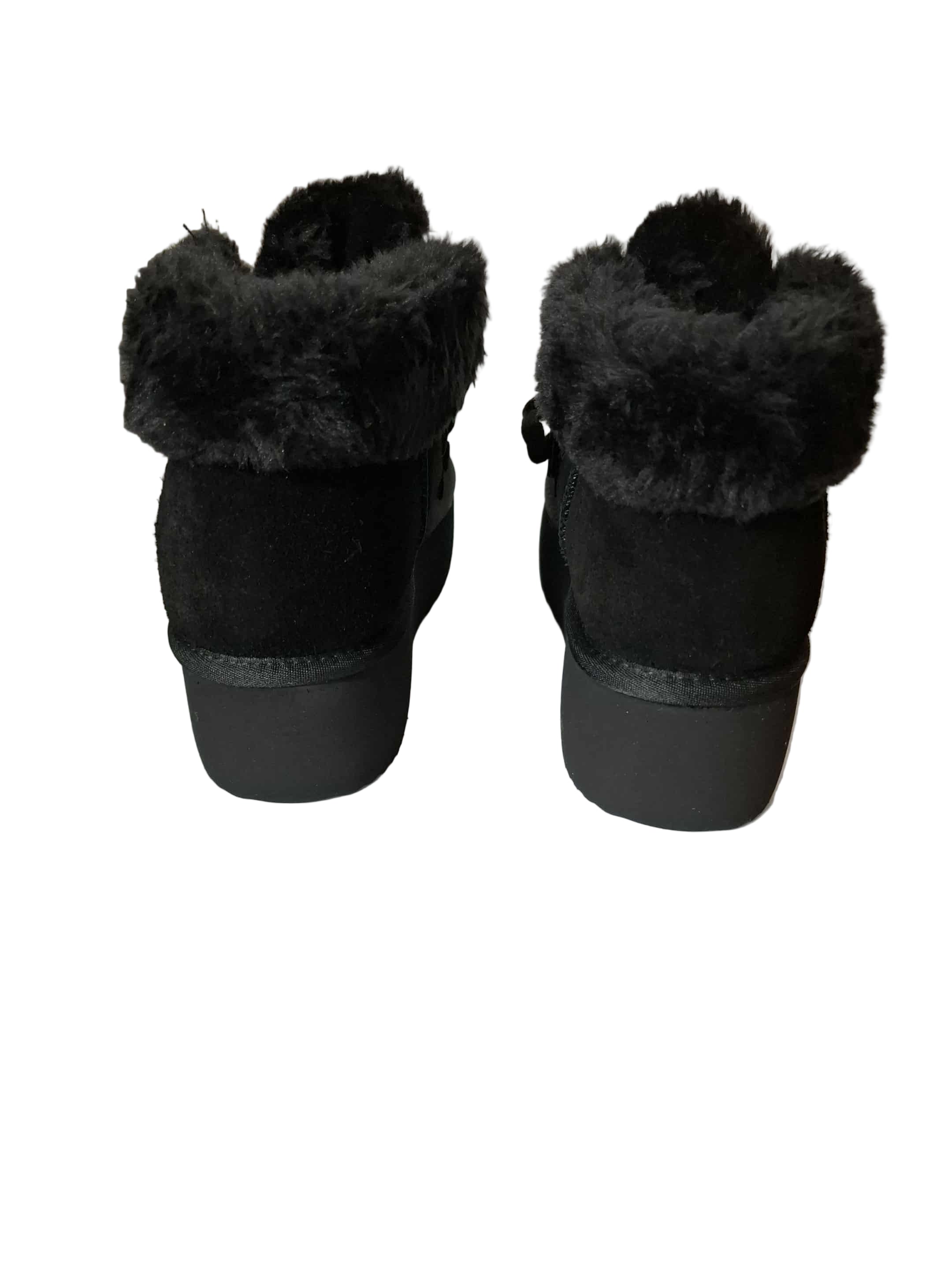 Ghete Piele Naturala Tip UGG 1270  Black - Energy