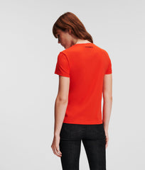 Tricou IKONIK LNY T-SHIRT Orange - Karl Lagerfeld