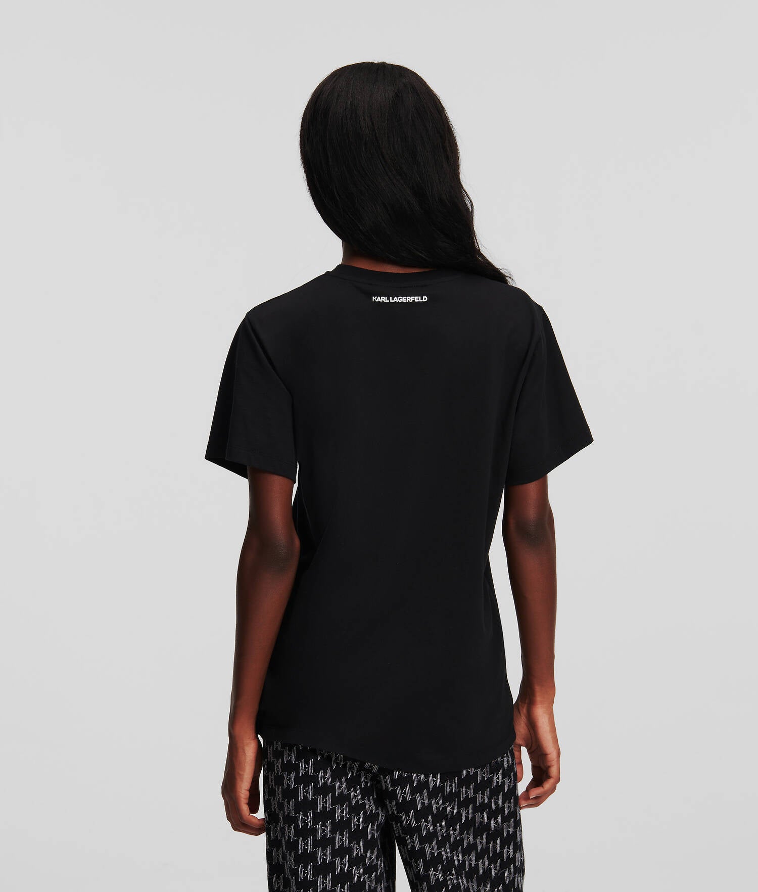 Tricou LOGO POCKET T-SHIRT Black - Karl Lagerfeld