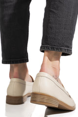 Loafers Piele Naturala Lina Nappa Milk - Bellini