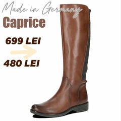 Cizme Piele Naturala Kania II COGNAC - Caprice