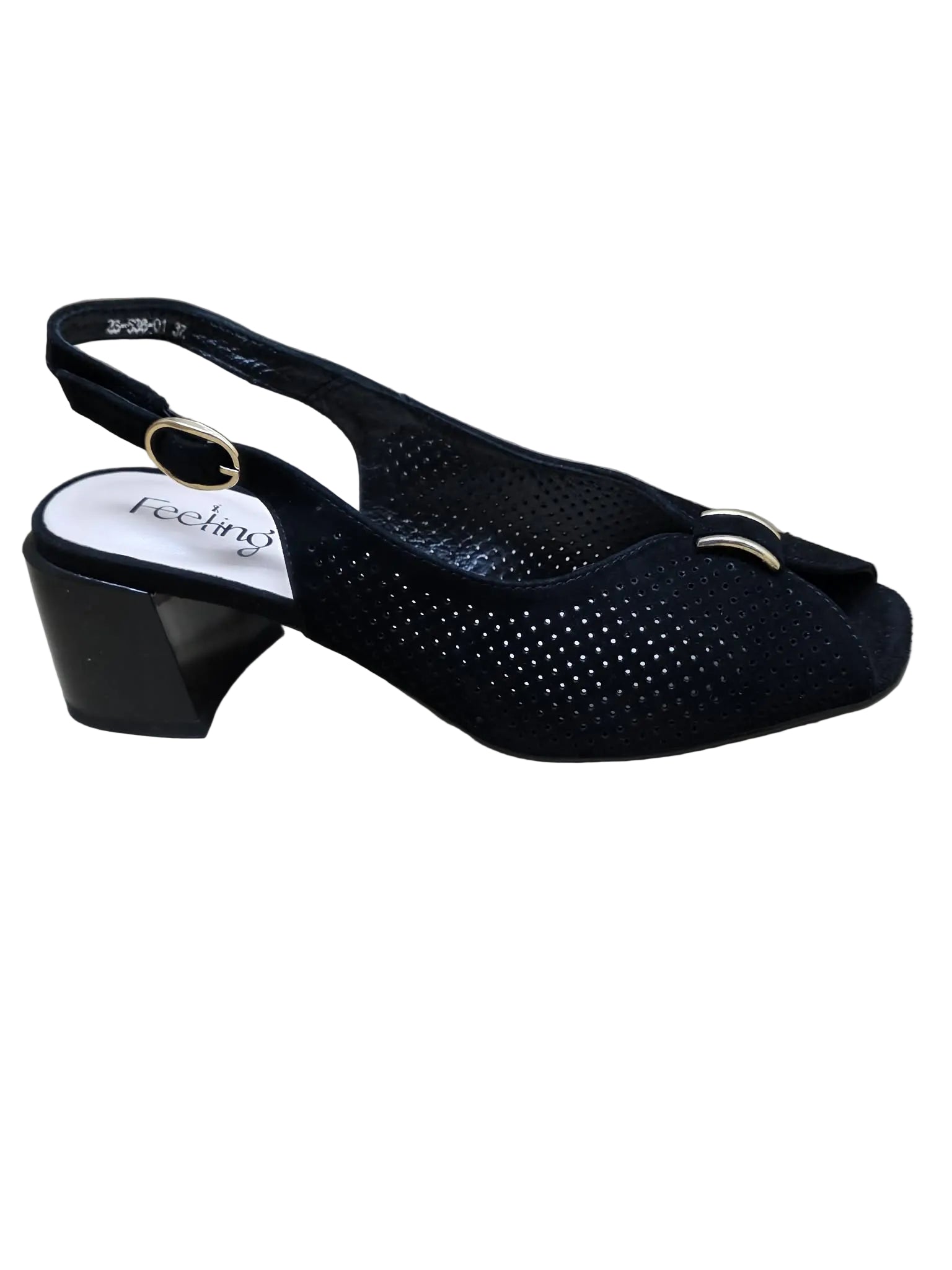 Sandale Feeling Piele Naturala 26-536-01 Black
