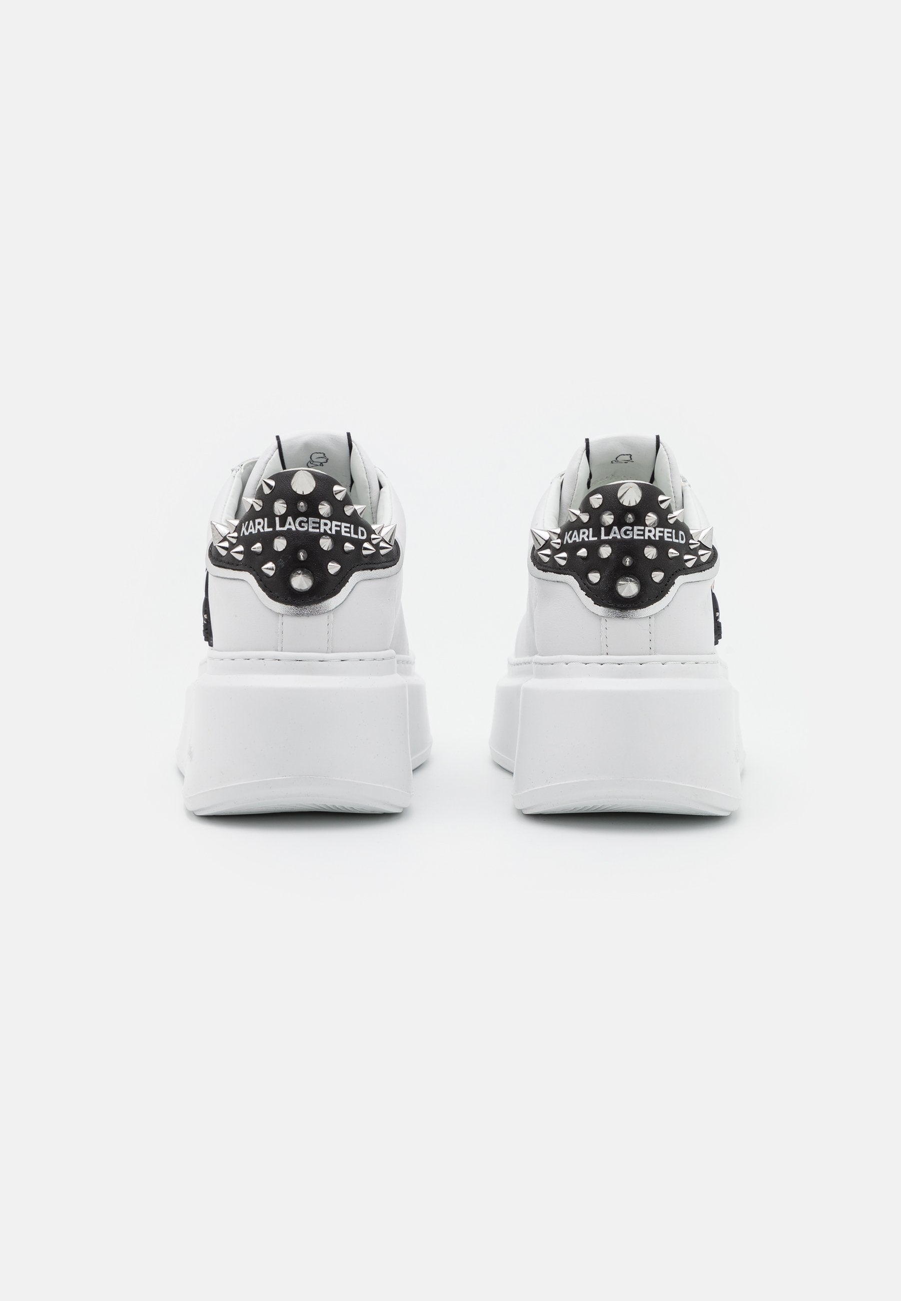 Sneakers Piele ANAKAPRI Ikonic Stud Tab White Karl Lagerfeld