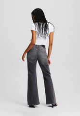 Blugi Flared Shank Denim Visual Washed Karl Lagerfeld