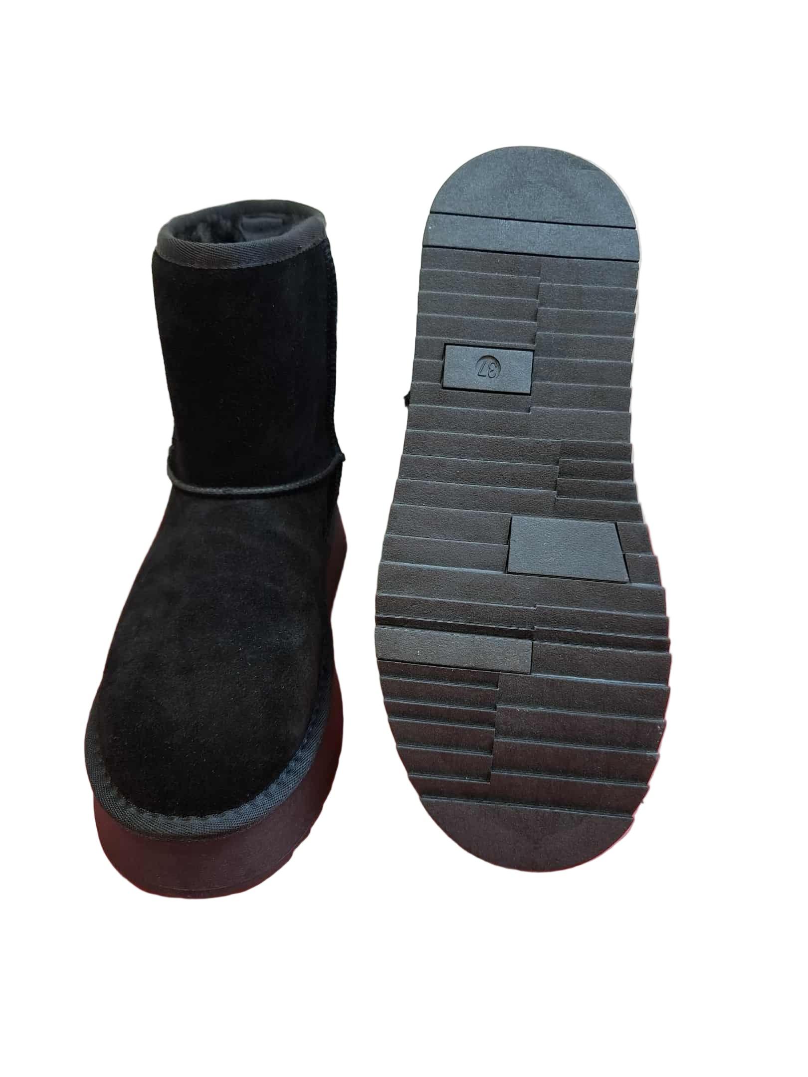 Ghete Tip UGG Solo Soprani Tir Platform 02 Black