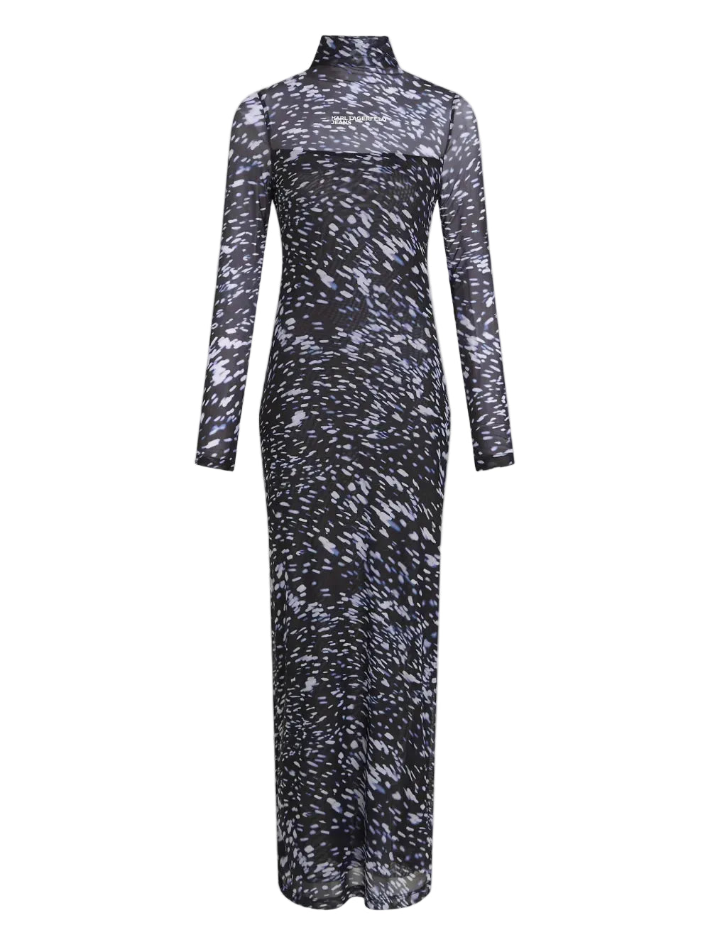 Rochie Mesh Lights Aop Dress Karl Lagerfeld