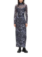 Rochie Mesh Lights Aop Dress Karl Lagerfeld