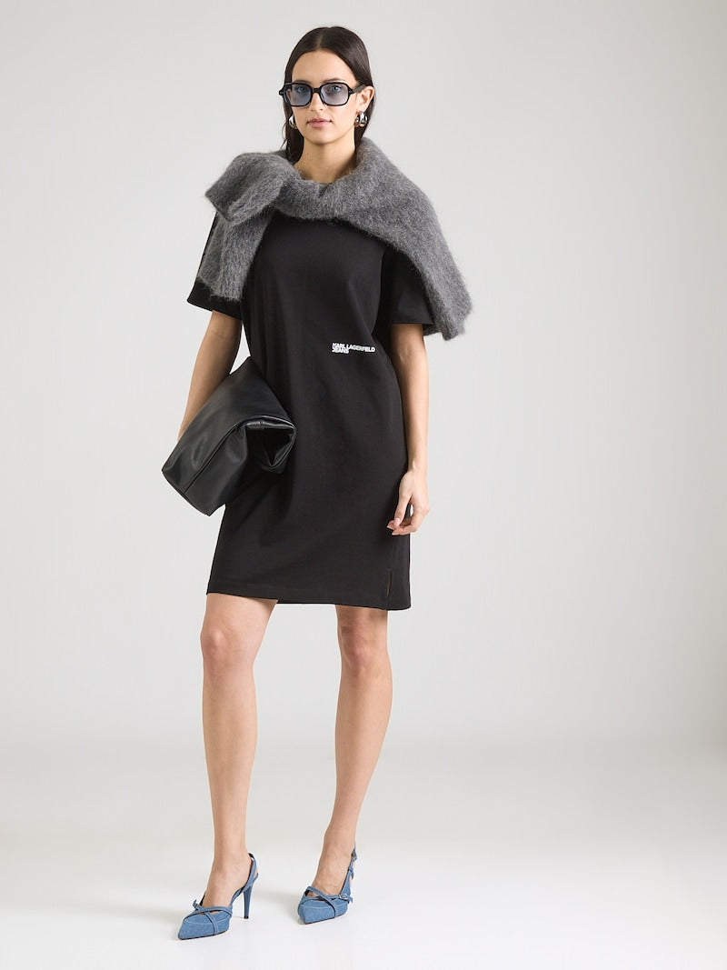 Rochie Karlism Tee Black - Karl Lagerfeld