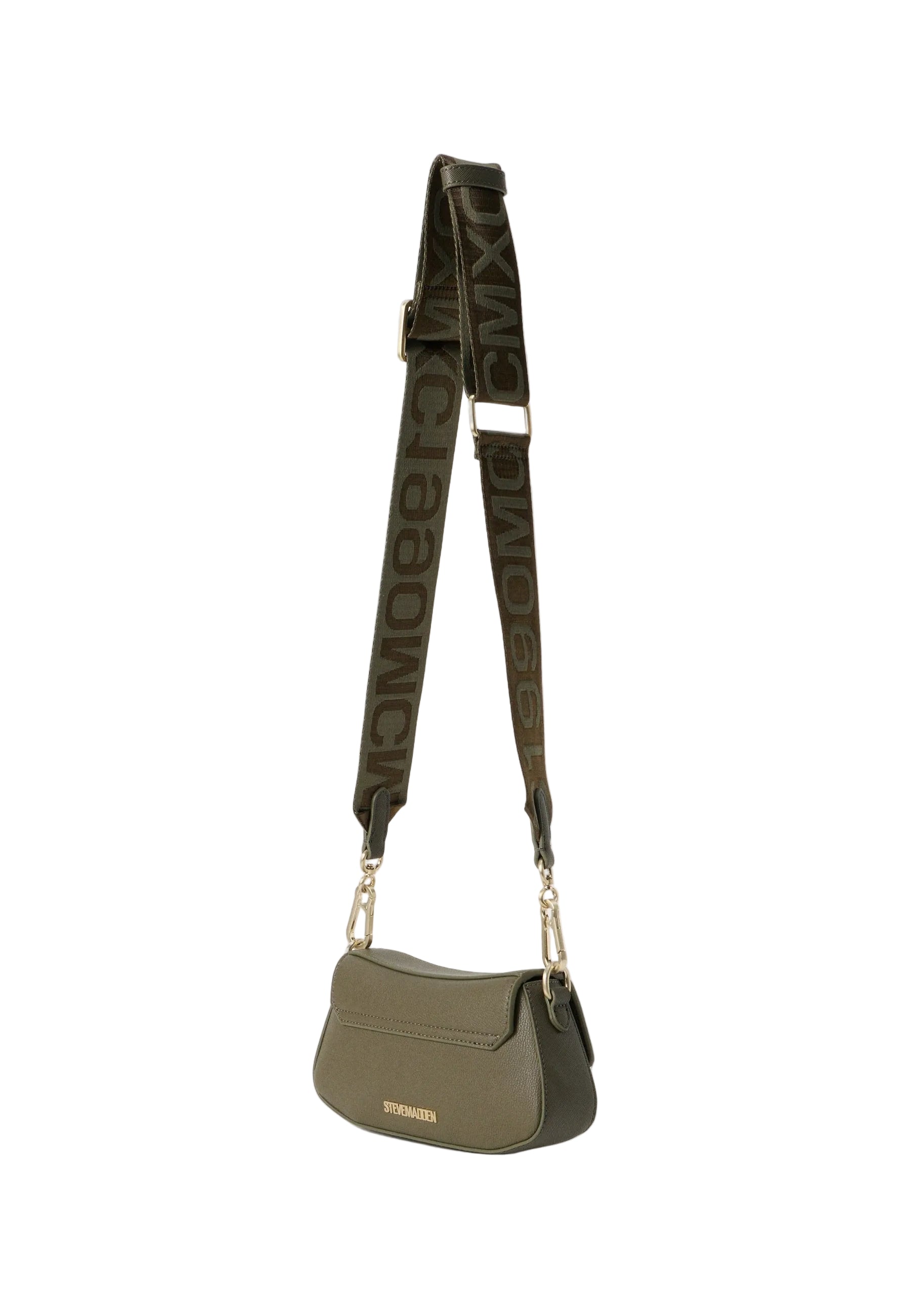 Geanta Steve Madden BTAIGA OLIVE/GOLD