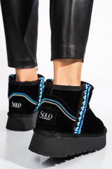 Ghete Tip UGG Solo Soprani Couture Black Trimming