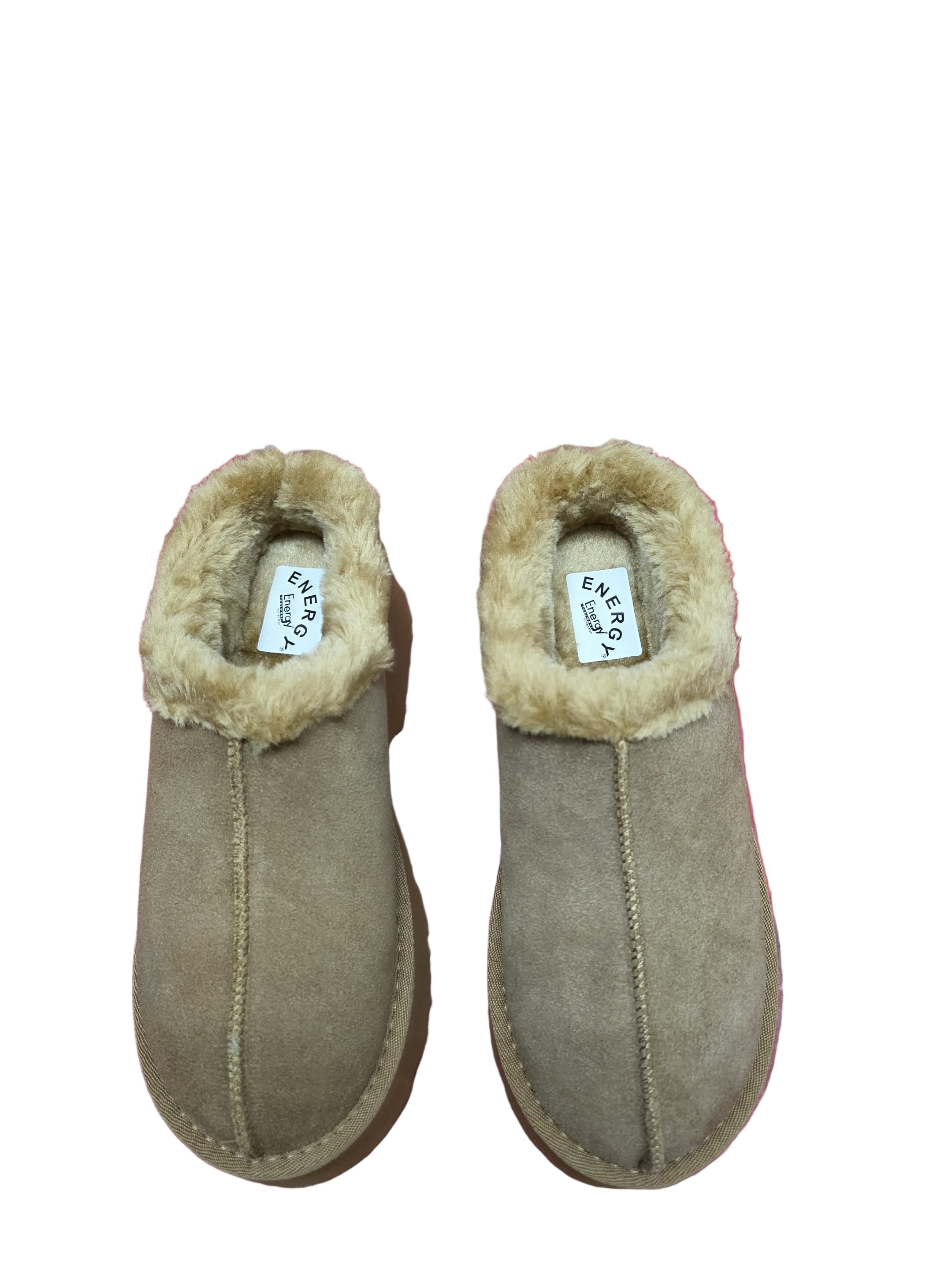 Sabot Piele Naturala Tip UGG 1273 Camel - Energy