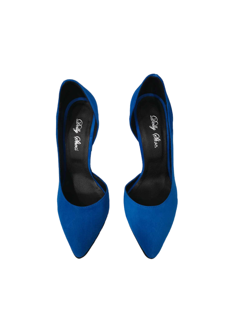 Pantofi Dama Piele Naturala Doleea Electric Blu -Dolly Shoes