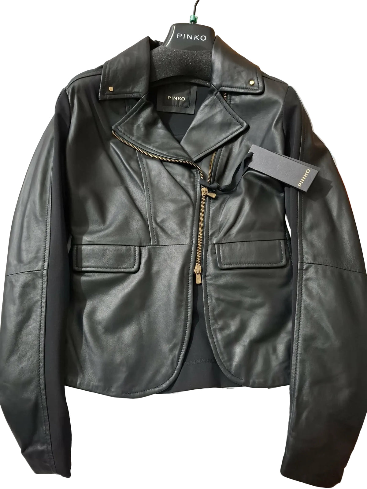 Geaca Piele Naturala Pinko  Different Zip Franco One