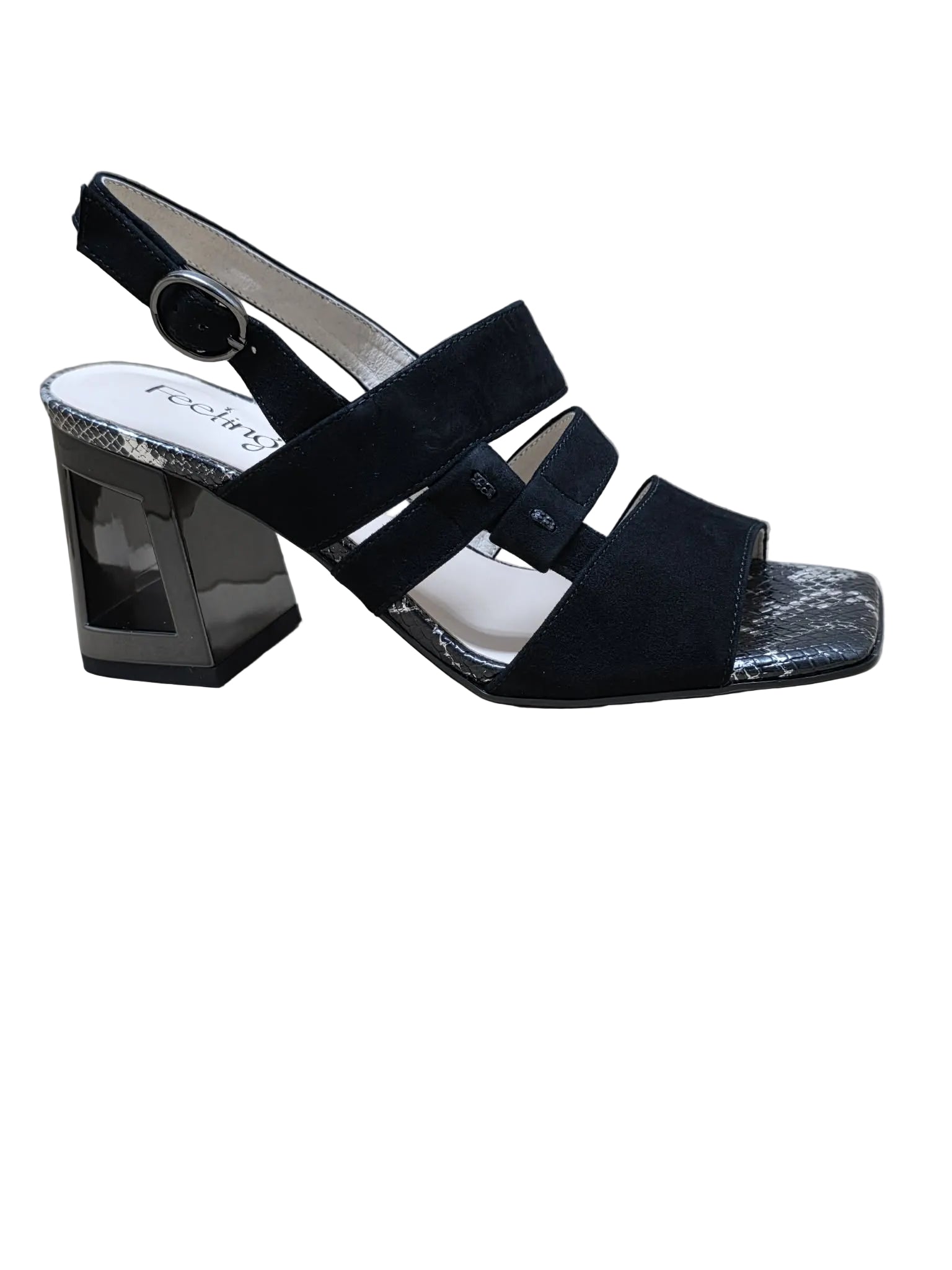 Sandale Feeling Piele Naturala 26-520-02 Black