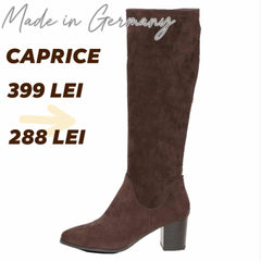 Cizme Strech Francesca Dark Brown - Caprice
