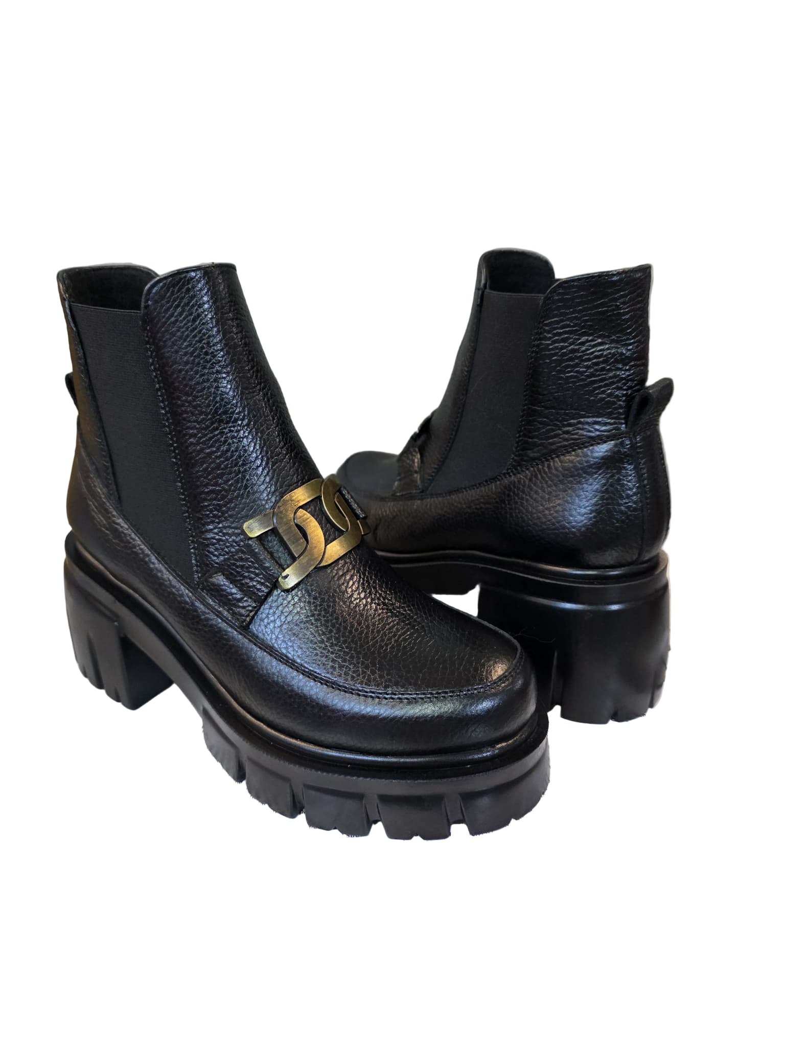 Ghete Piele Naturala Katrinelle - Dolly Shoes