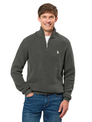 Pulover POLO ASSN Antracit Grey Melange 106008 UMDEKAN