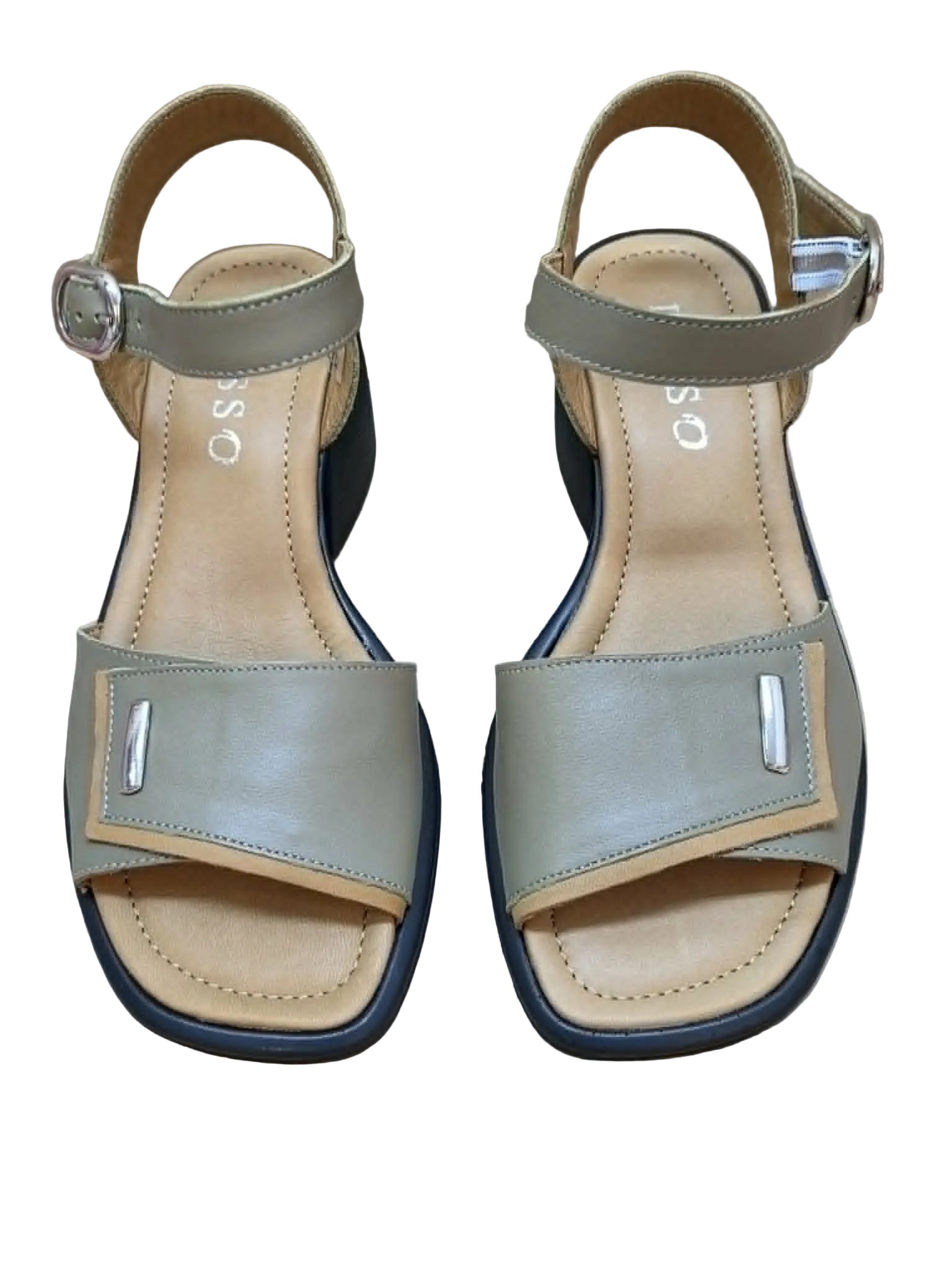 Sandale Piele Naturala Dara Olive