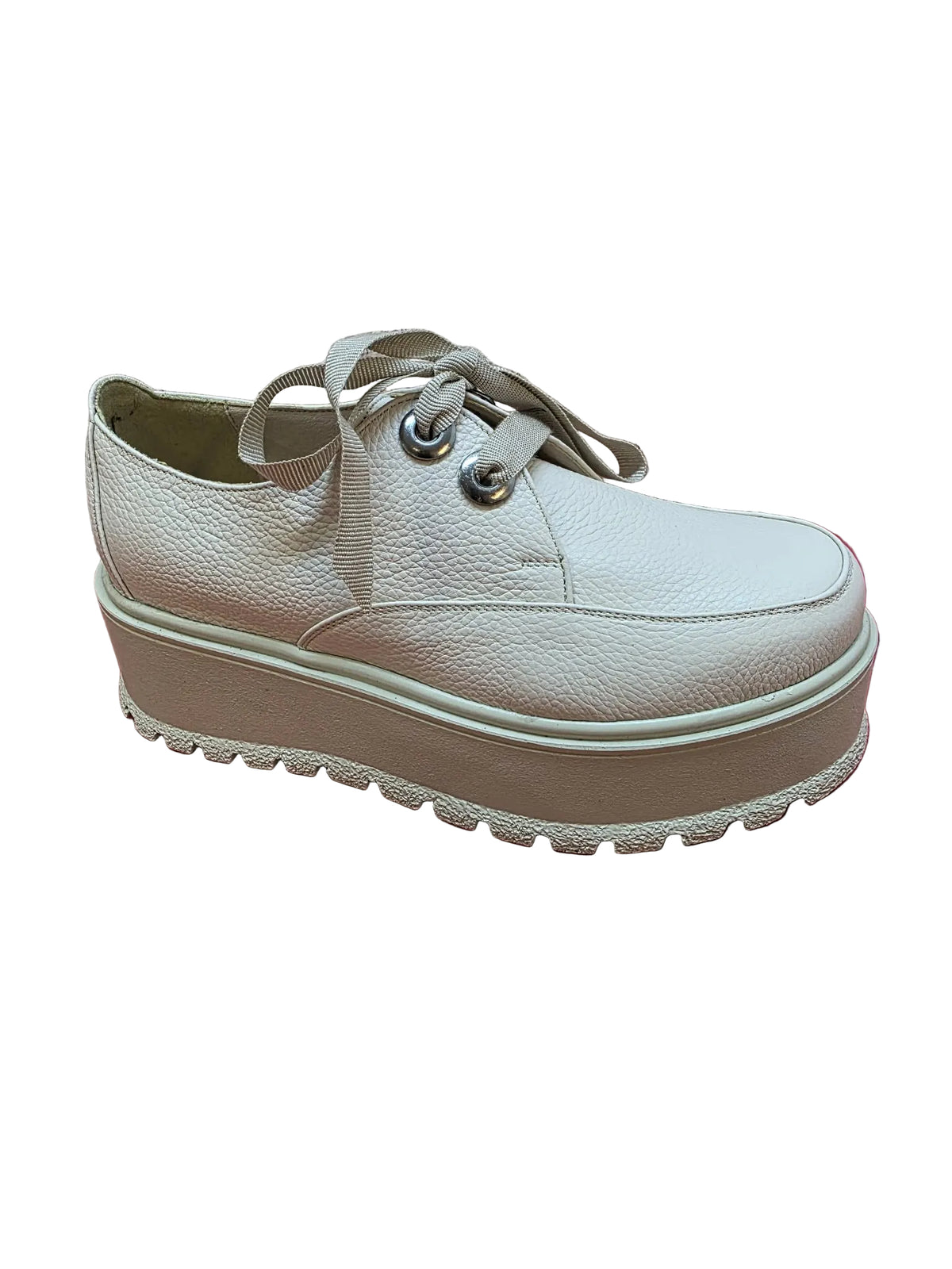 Pantofi Piele Naturala Valery Bej - Dolly Shoes