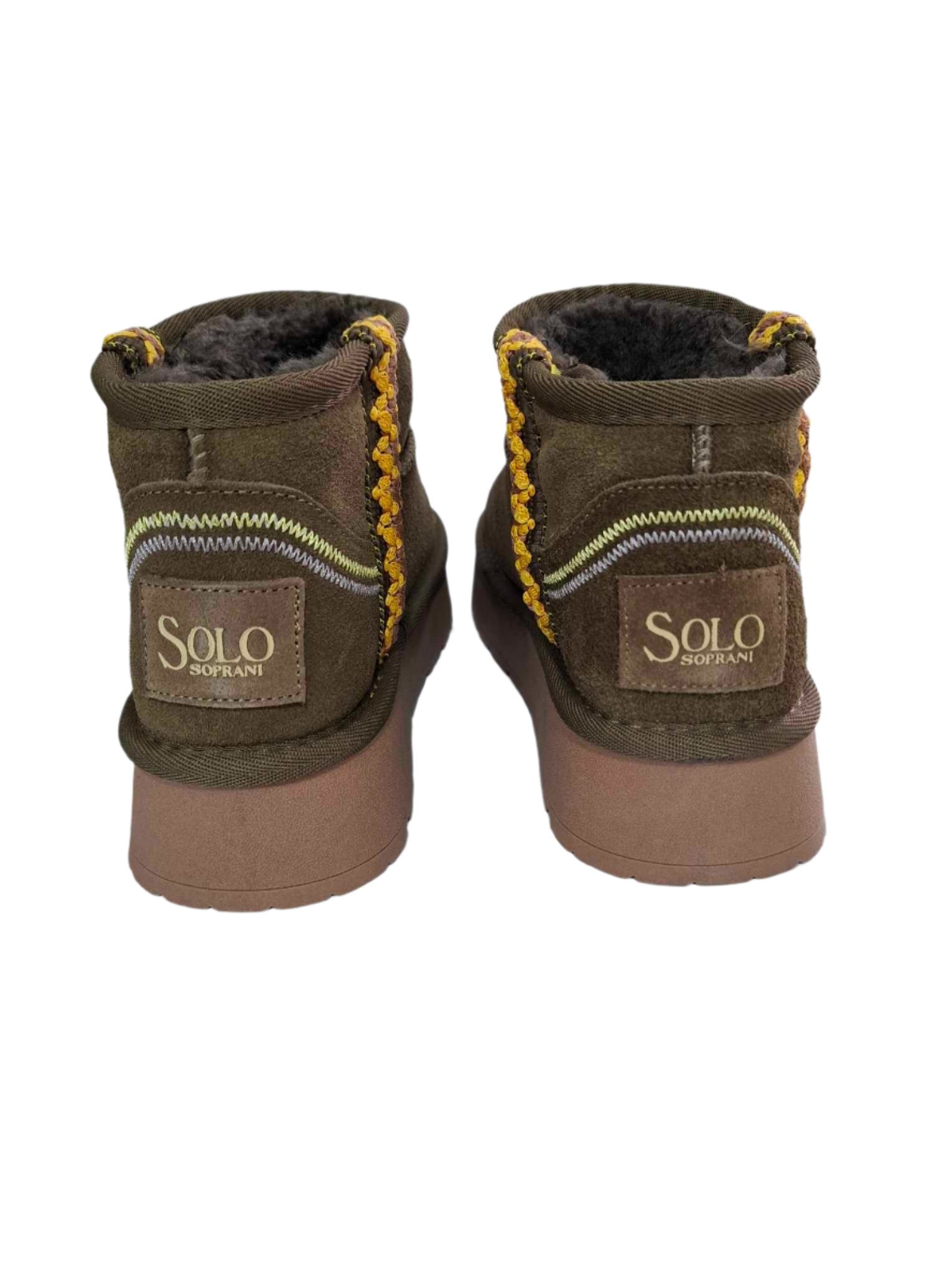 Ghete Tip UGG Solo Soprani Couture Olive