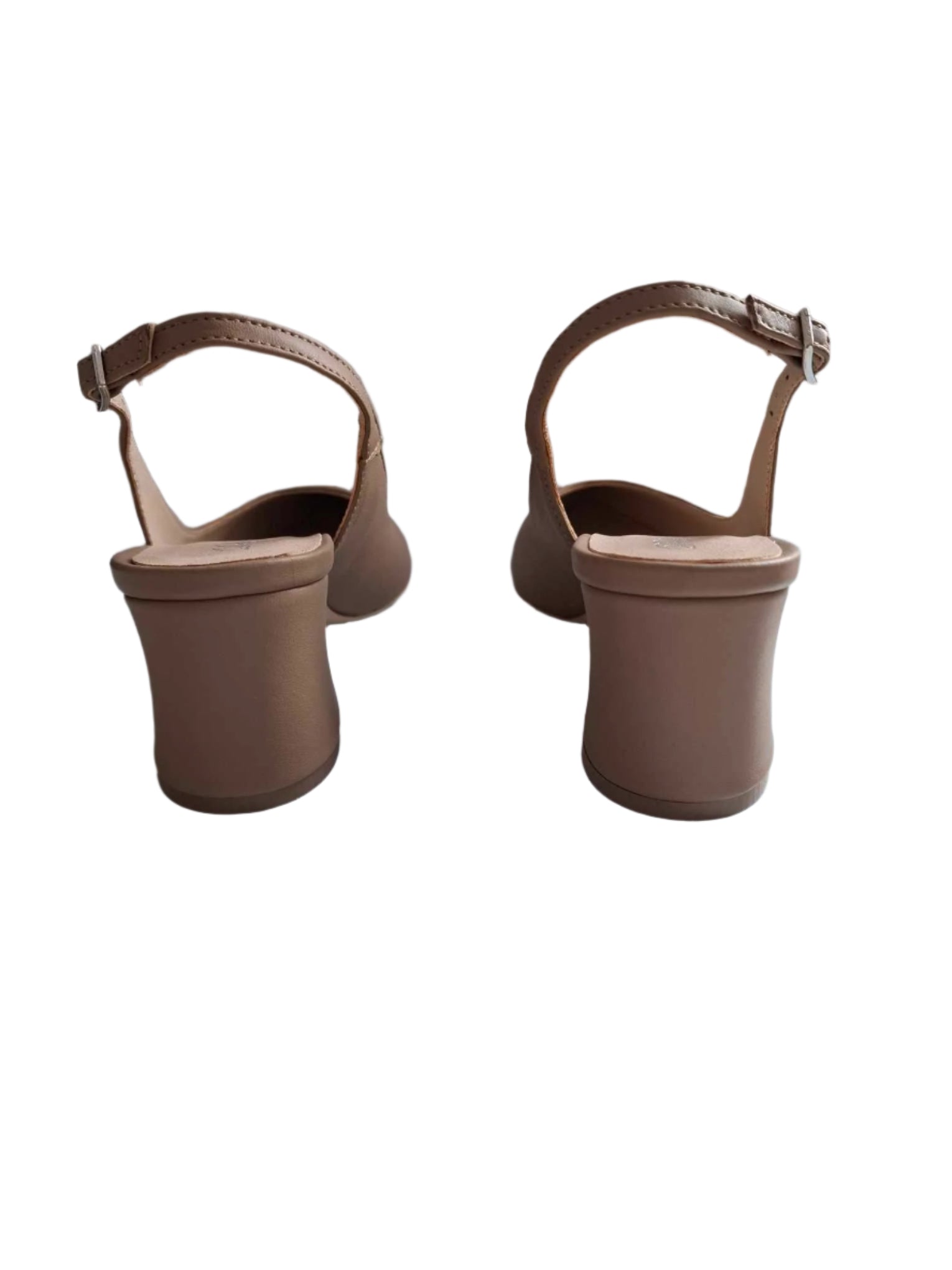 Pantofi Piele Naturala Alma Nappa Taupe - Dolly Shoes
