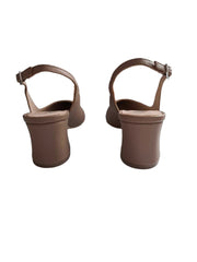 Pantofi Piele Naturala Alma Nappa Taupe - Dolly Shoes