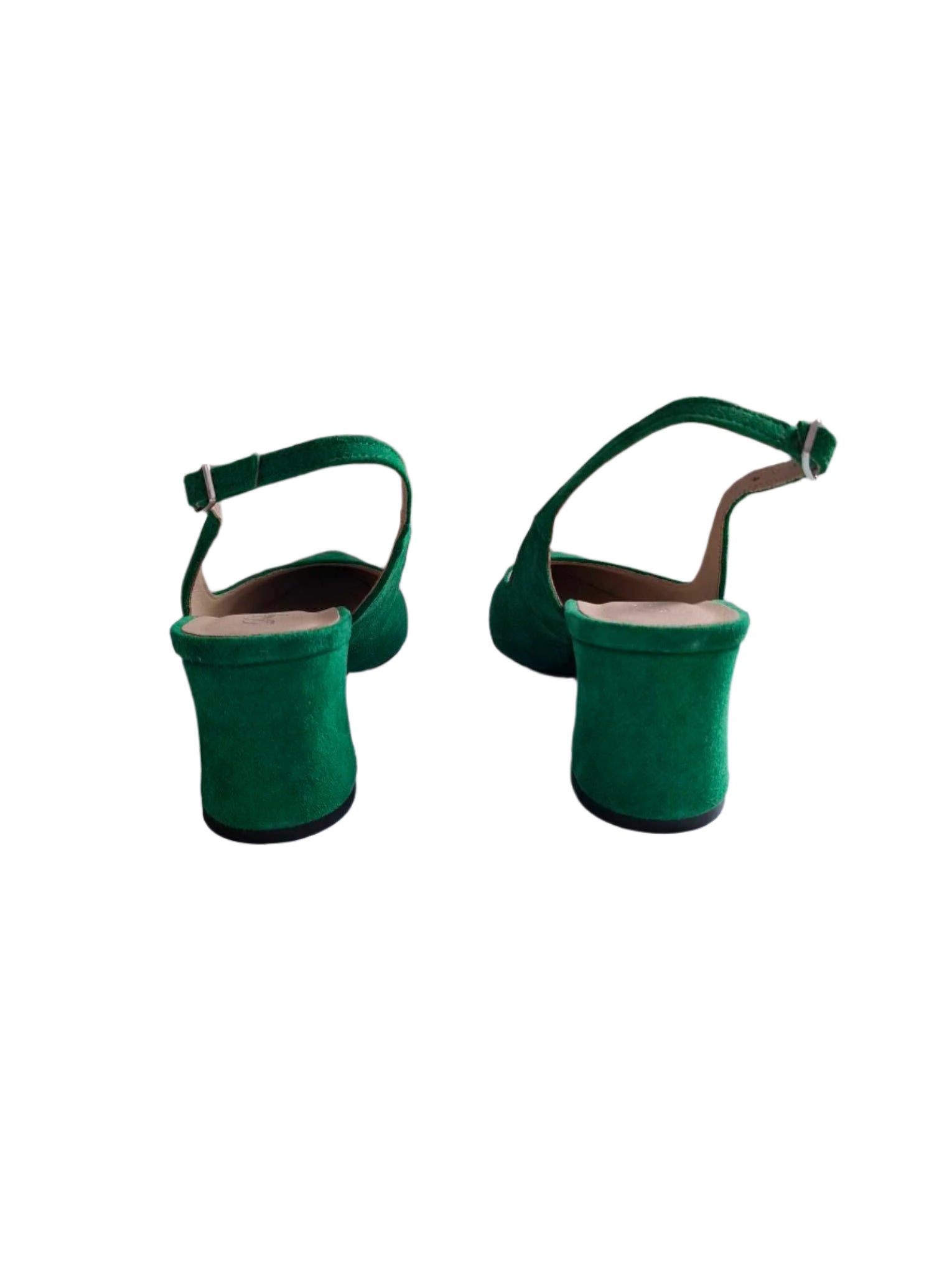 Pantofi Piele Naturala Alma Verde - Dolly Shoes